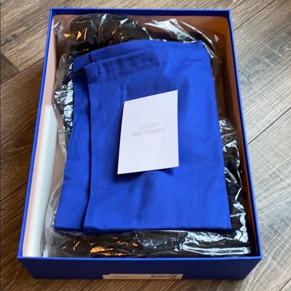 Stuart Weitzman Lowland Over the Knee OTK boots black suede size 6 EUC - Picture 8 of 10